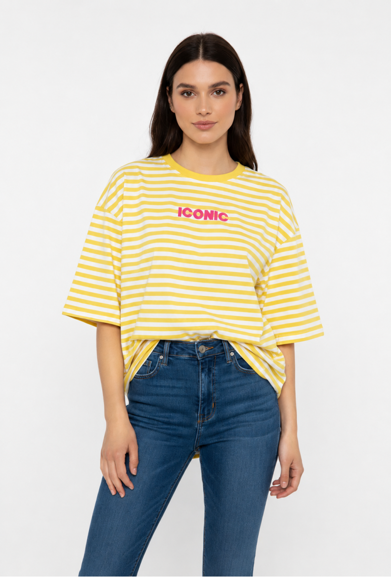 T-shirt Iconic RayéStripped Iconic T-shirt