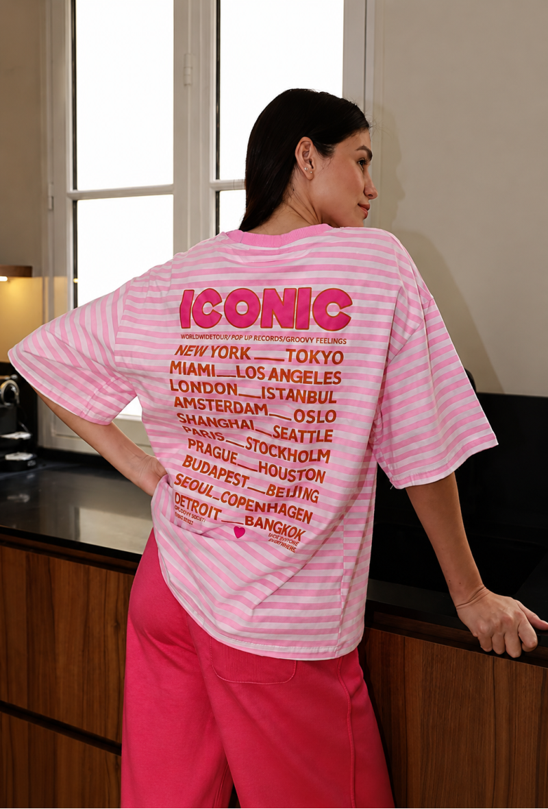 T-shirt Iconic RayéStripped Iconic T-shirt