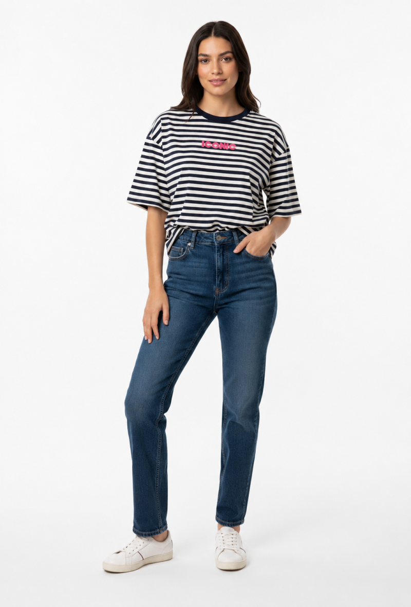 T-shirt Iconic RayéStripped Iconic T-shirt